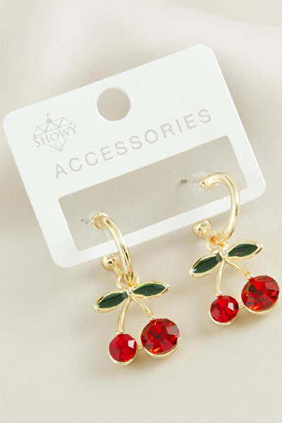 SORA GROUP Cherry Stone Earrings