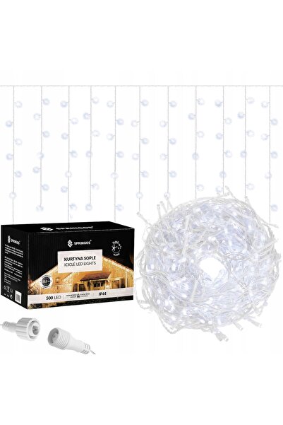 NO BRAND SOPLE 1000 LED LUMINI EXTERIOARE 45m PERDEA LUMINOASĂ CU EFECT DE FL...