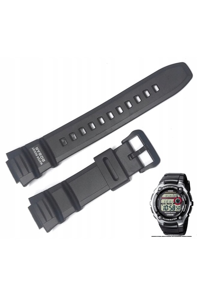 Casio CUREA ORIGINALĂ DE CEAS DIN PLASTIC NEGRU PENTRU WV-200, WV-M200