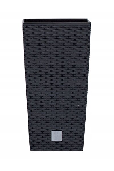 Prosperplast Ghiveci cu inserție 22 x înălțime 42cm RATTAN Bronz