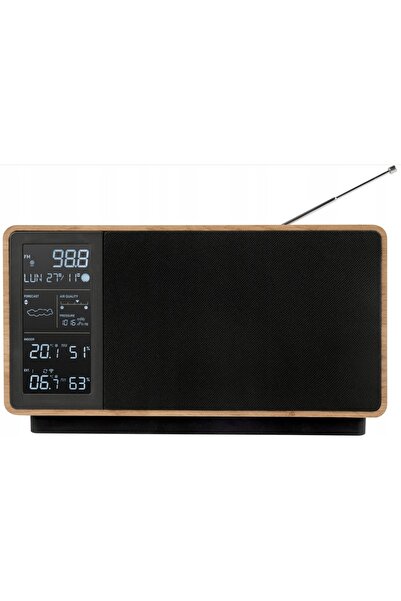 THOMSON Boxă Bluetooth COSY cu Radio și Stație Meteo Negru - WS202TBK