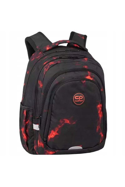 NO BRAND Rucsac școlar cu multiple compartimente, termoizolant, negru, roșu, ...