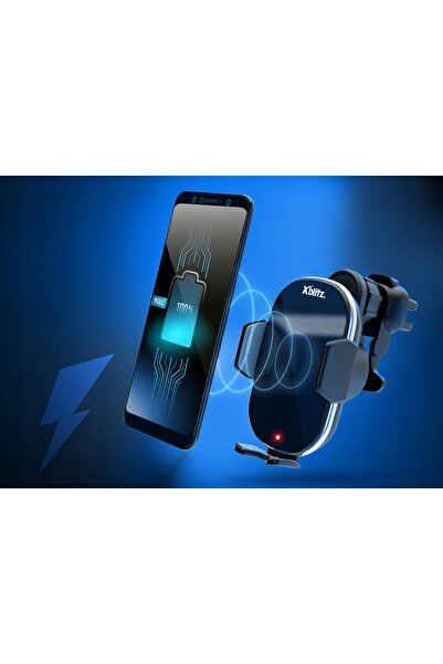 NO BRAND Suport auto automat, încărcare wireless Xblitz Aurum Black