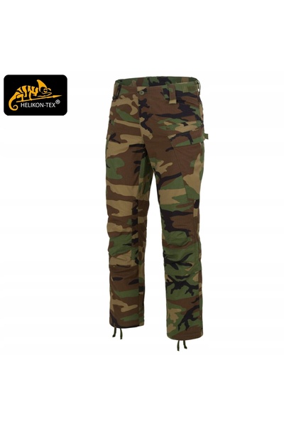NO BRAND Pantaloni tactici de luptă Helikon SFU NEXT Mk2 Rip Stop - US Woodla...