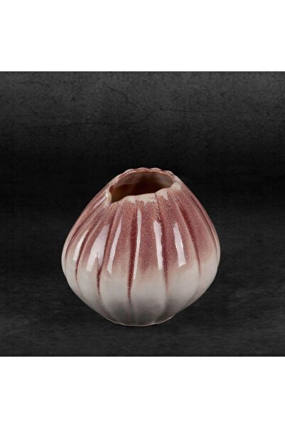 NO BRAND Vază decorativă Evita (04) (FI) 19x18cm Crem