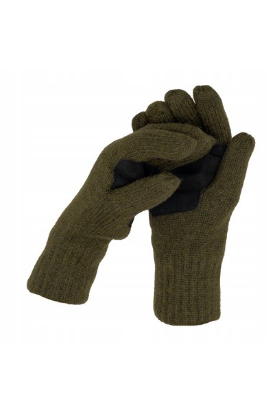 NO BRAND MĂNUȘI PINEWOOD WOOL KNITTED 1122 - Verde mușchi mix - XS-S