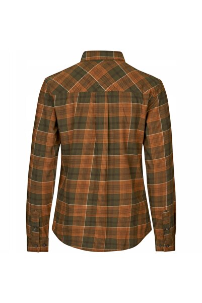 NO BRAND CĂMAȘĂ DE FLANELĂ PENTRU FEMEI SEELAND SKYE - Maro Grizzly / Carouri...