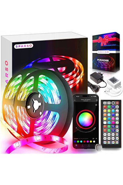 NO BRAND BANDĂ LED RGB, LED-uri, 15 m, 12 V, 230 V, colorată, cu telecomandă,...