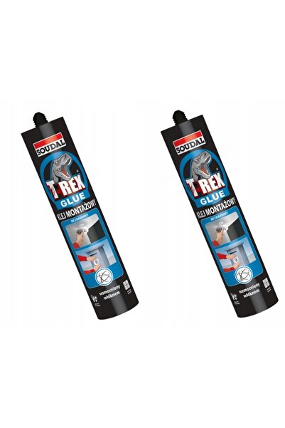 Soudal 4x Adeziv de montaj T-REX SUPER Glue Incolor 310g