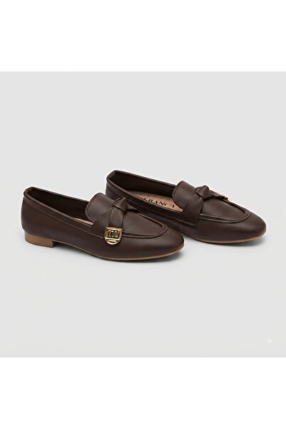KİNDEP (Bianca) Casual Women's Flat Shoes Brown