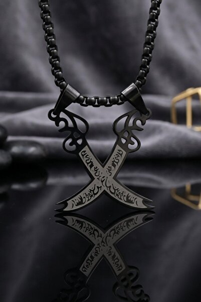 Prestige Hz. Ali Zulfiqar Sword Necklace Stainless Steel Chain 902889
