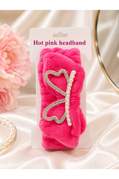 Eloré Pearl Bow Plush Hairband
