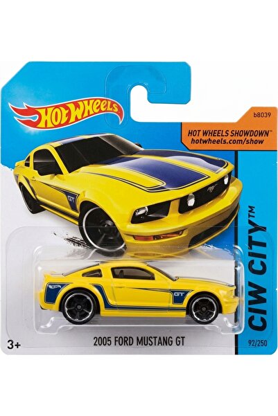 HOT WHEELS 2005 Ford Mustang GT - Sarı - 2014 - BFG30 (1/64)