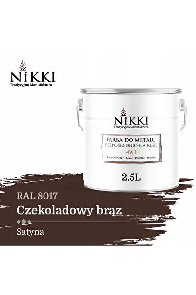 NO BRAND Vopsea pentru metal PROSTO NA RDZĘ Culoare zinc Bronz ciocolatiu RAL...