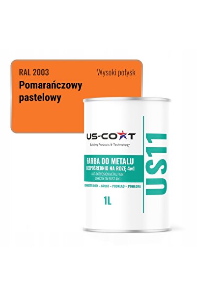 NO BRAND Vopsea pentru metal, pentru tablă de metal ruginită, 4 în 1, Portoca...