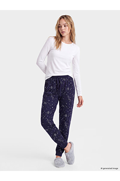 LC Waikiki Quality Pieces from Çelebi Store Embroidered 100% Cotton Women's P...