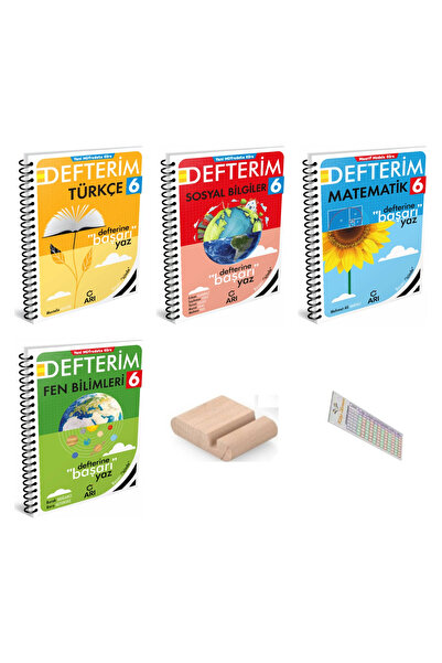 6.Sınıf Defterim SETİ 2027 Maarif Model +Telefon Tutucu +Çözüm Ayracı