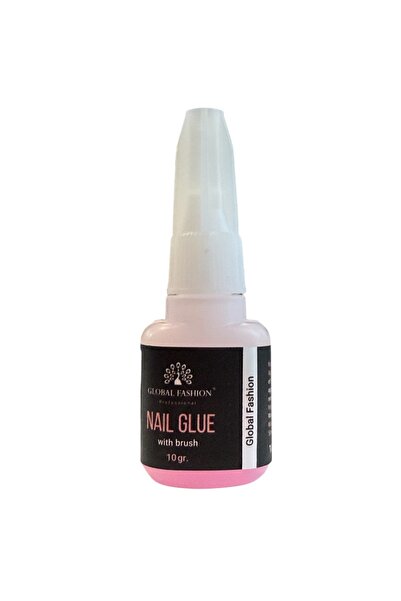 global fashion Set 2 x Lipici cu pensula pentru unghii Nail Glue, 10