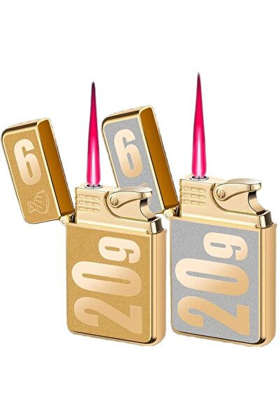 Generic Brand 2 Pack Windproof Pocket Lighters, Refillable Adjustable Flame w...