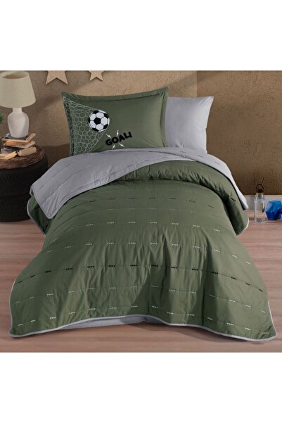 DENİZLİ ÇEYİZ Clasy Single Ranforce Cotton Bedspread Set Vamos