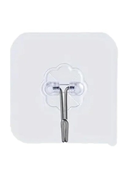 Generic 25 Pack Heavy Duty Clear Hooks - No-Residue Wall Hooks, Transparent A...