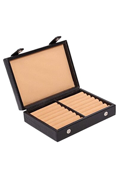 Generic Brand Laveri Ring Storage Box, Black
