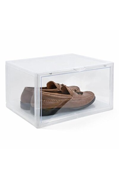 Generic Homesmiths Clear Shoe Storage Box – L36 x B29 x H22 cm, Plastic Organ...