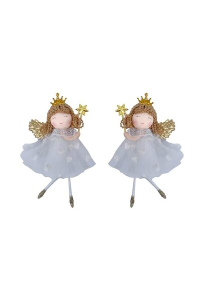 Generic Christmas Hanging Angels Assorted 2Pcs/Pk