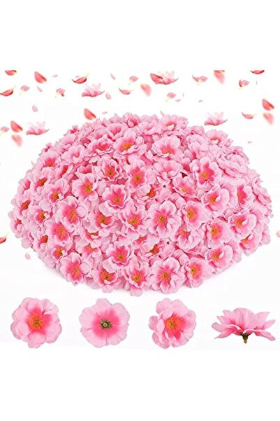 Generic 100Pcs Artificial Flowers, Artificial Fake Silk Cherry Blossom, Petal...
