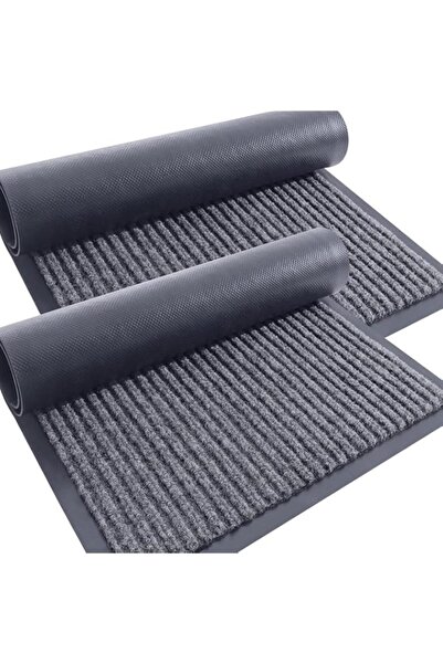 Generic Brand Front Door Mat Indoor Outdoor Entrance, 2-Pack 75 x 45 cm, Wate...