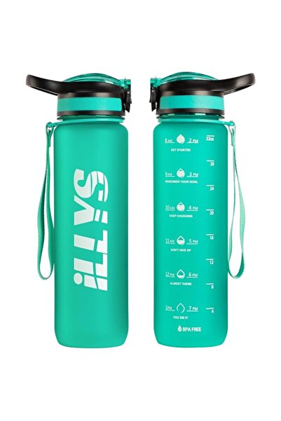Generic iLLYS Sport Water Bottle 1L, Green, 7157