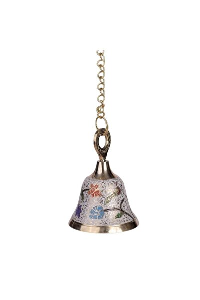 Generic Brand Aatm Handcrafted Brass Hanging Temple Bell with Chain – Ethnic ...