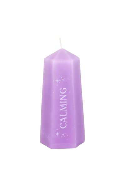 Generic Brand Something Different Calming Crystal Candle (One Size) (Lavender)