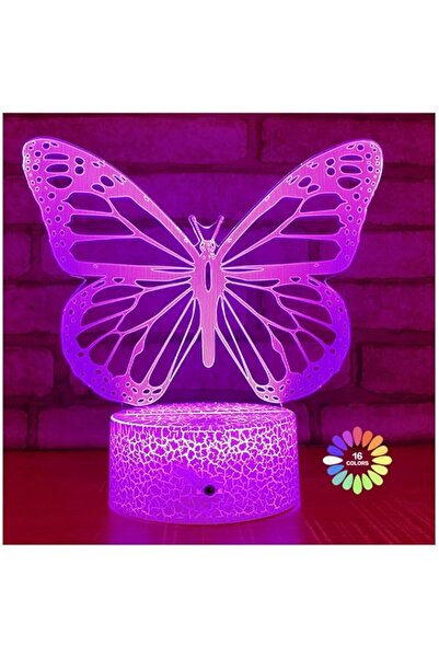 Generic Brand Butterfly Night Light, Birthday Gift for Girls 3D Illusion Lamp...