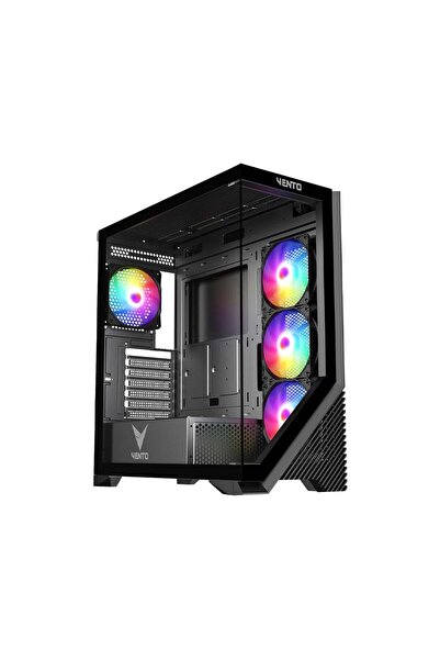 VG4202FL 750W 80+ BR GEN5 4x12CM RGB FAN E-ATX TEMPERLİ CAM 2xUSB2.0/1xUSB3.0 SİYAH GAMING KAS