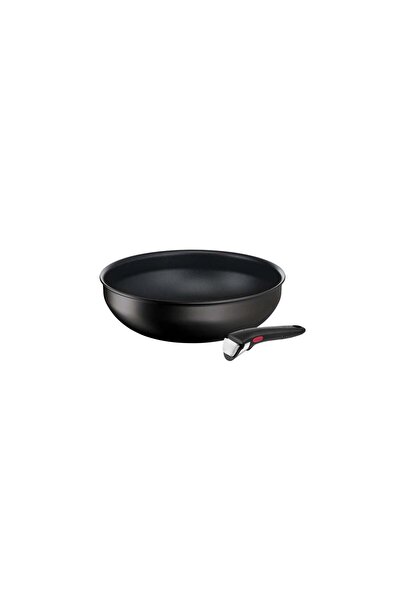 TEFAL Set Ingenio Resist L3979302 din 2 piese, tigaie wok de 26 cm, mâner det...