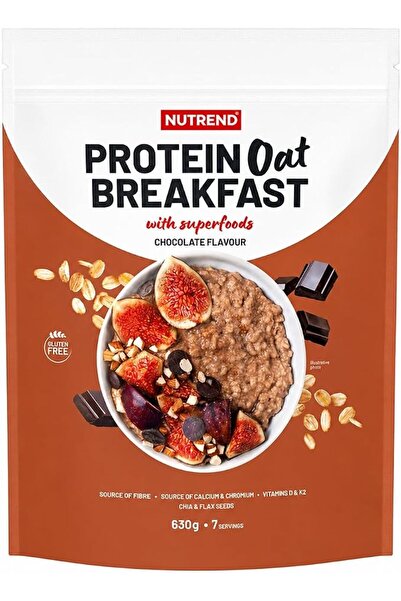 Nutrend Protein Oat Breakfast with Superfoods, Chocolate Flavour, High Protei...