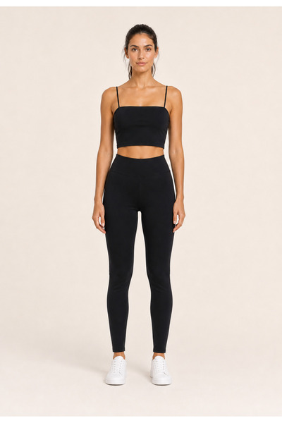 exxitcollection Women's Sportswear Top and Bottom Set – High-Waisted Leggings...