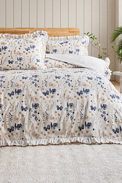 DB DANLA BALDİ Home Collection Σετ Παπλωματοθήκης ift Kişilik από Βαμβάκι με ...