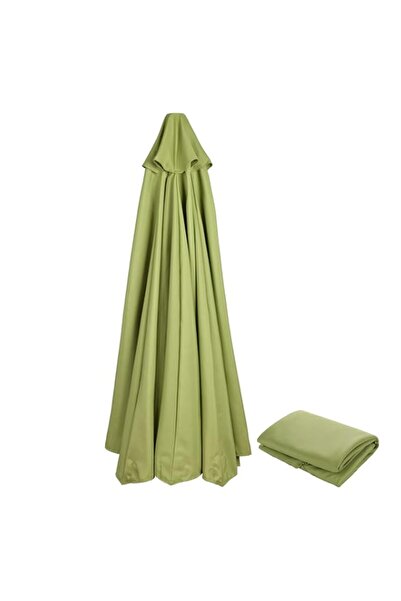 Generic 10ft Replacement Umbrella Canopy Khaki Outdoor Parasol Umbrella Repla...