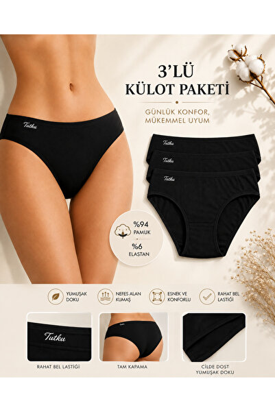 3'lü Bikini Külot