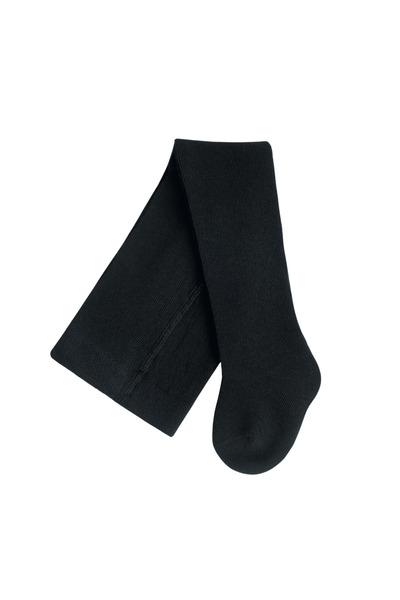 Panfilia Cotton Black Pantyhose Single / Girl / Boy / Baby / Child
