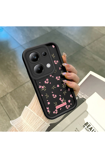 CHICASELUX حافظة Poco M6 Pro 4G متوافقة مع الهاتف، حافظة خلفية سوداء مزينة با...