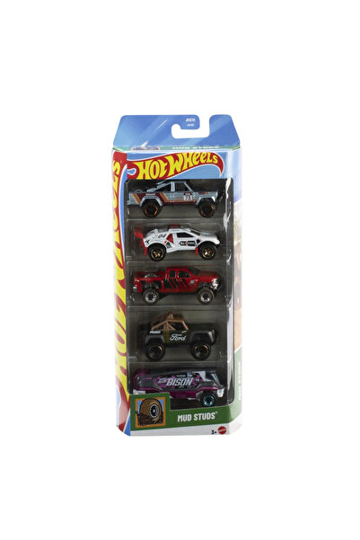 HOT WHEELS Mud Studs 5-Car Toy Set