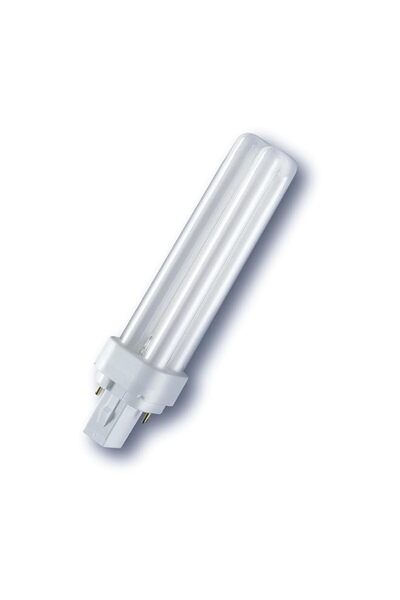 Generic Osram Dulux D 18W/827 Light Bulb Intern, White - 2 Pin