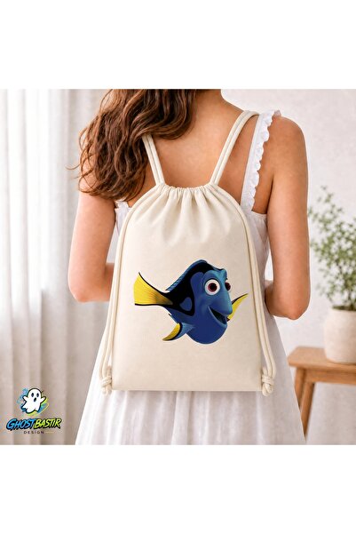 Ghostbastır Design Dory lanena torba sa vezicom C080