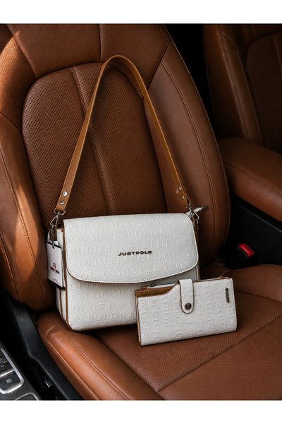 Just Polo Women's Large Size Adjustable Strap Stylish Shoulder Bag and Wallet...