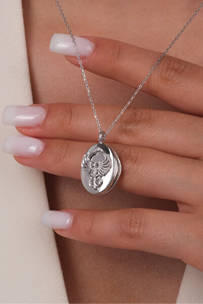 Silvano Jewelry 925 Ayar Gümüş Resimlik Anka Kuşu Kolye