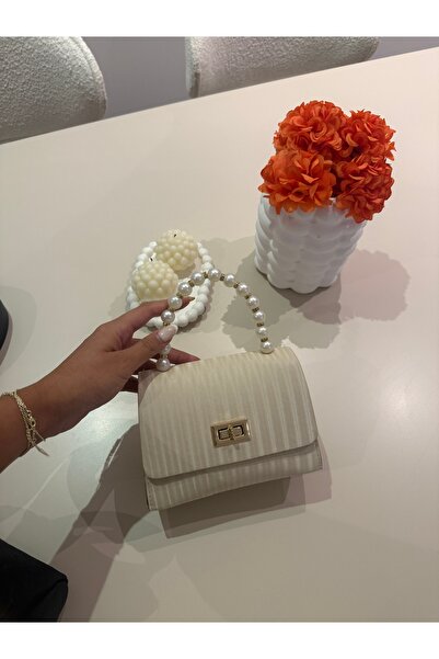 Gamze Ege Fashion İncili abiye çanta
