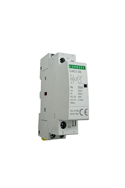 OEM Contactor modular Comtec LNC1-20 MF0003-00760, 2 NO, 20 A, 230 V